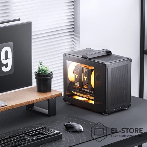 Jonsbo Obudowa PC Jonsbo C6 MAX, Mini Obudowa, Micro-ATX, Szkło Hartowane -