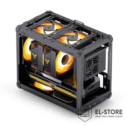 Jonsbo Obudowa PC Jonsbo C6 MAX, Mini Obudowa, Micro-ATX, Szkło Hartowane -