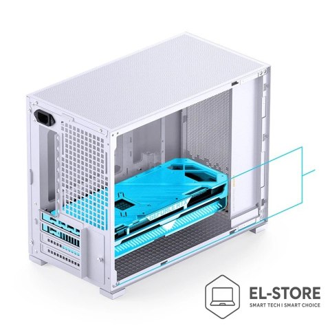 Jonsbo Obudowa PC Jonsbo D32 STD Biała Obudowa, Mini Obudowa, mATX, Szkło Hartowane - Białe