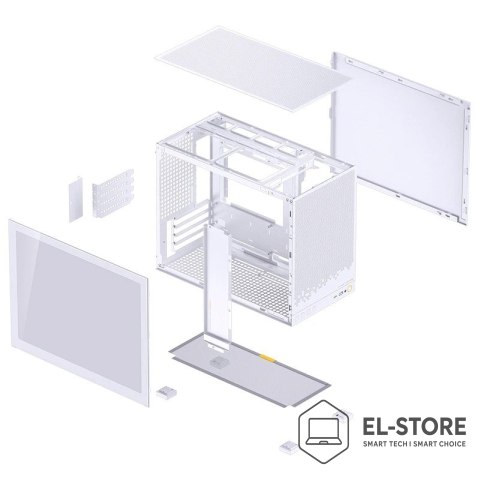 Jonsbo Obudowa PC Jonsbo D32 STD Biała Obudowa, Mini Obudowa, mATX, Szkło Hartowane - Białe