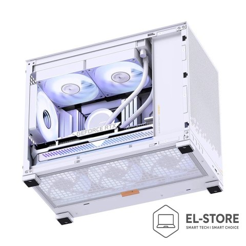 Jonsbo Obudowa PC Jonsbo D32 STD Biała Obudowa, Mini Obudowa, mATX, Szkło Hartowane - Białe