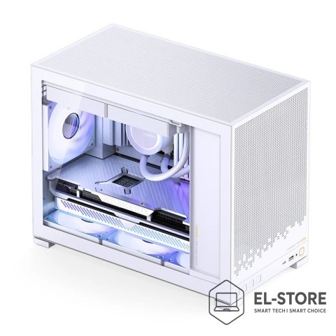 Jonsbo Obudowa PC Jonsbo D32 STD Biała Obudowa, Mini Obudowa, mATX, Szkło Hartowane - Białe