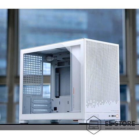 Jonsbo Obudowa PC Jonsbo D32 STD Biała Obudowa, Mini Obudowa, mATX, Szkło Hartowane - Białe