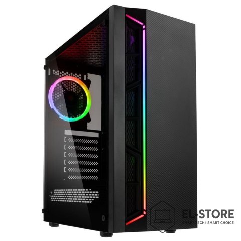KOLINK Obudowa do komputera Kolink Inspire K7 ARGB Mid Tower czarna