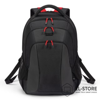 MANFROTTO DICOTA D32119-RPET plecak Plecak turystyczny Czarny, Czerwony Poliester, Przetworzony politereftalan etylenu (rPET)