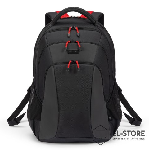 MANFROTTO DICOTA D32119-RPET plecak Plecak turystyczny Czarny, Czerwony Poliester, Przetworzony politereftalan etylenu (rPET)