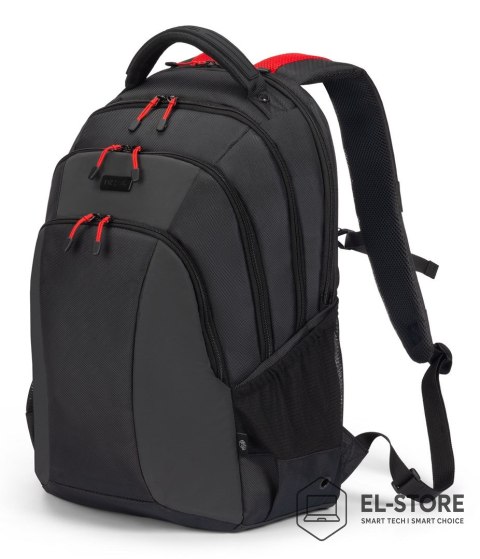 MANFROTTO DICOTA D32119-RPET plecak Plecak turystyczny Czarny, Czerwony Poliester, Przetworzony politereftalan etylenu (rPET)