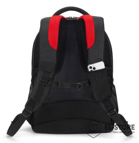 MANFROTTO DICOTA D32119-RPET plecak Plecak turystyczny Czarny, Czerwony Poliester, Przetworzony politereftalan etylenu (rPET)
