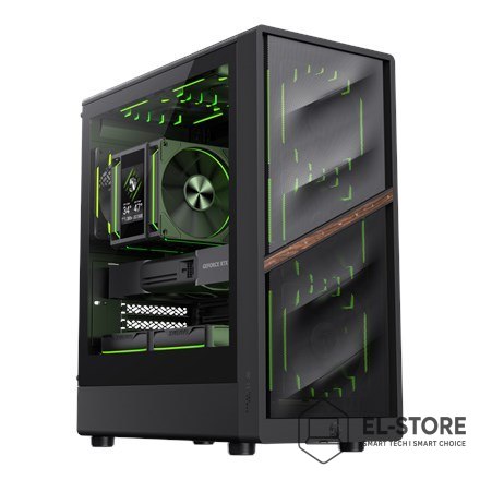 No name GameMax AERIS 330 MB Mini Tower Czarny