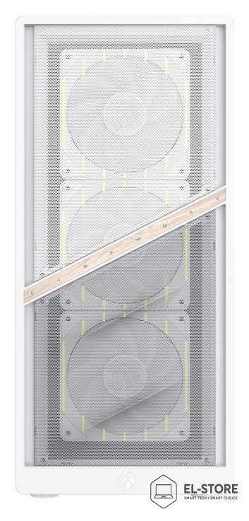 No name GameMax AERIS 330 MW Mini Tower Biały