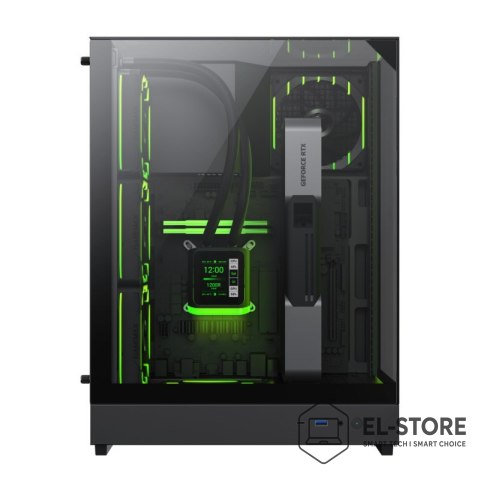 No name GameMax T20 BK Midi Tower Czarny