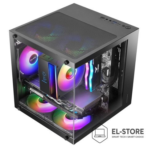 TACENS TACENS MARS MC-CUBE 1xARGB USB-C mATX- obudowa/cases