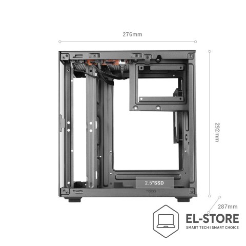 TACENS TACENS MARS MC-CUBE 1xARGB USB-C mATX- obudowa/cases