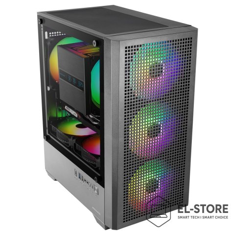 TACENS TACENS MARS MC-VECTOR 4xARGB USB-C mATX- obudowa/cases