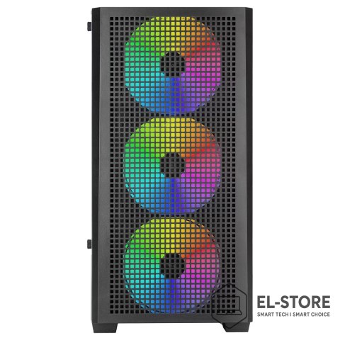 TACENS TACENS MARS MC-VECTOR 4xARGB USB-C mATX- obudowa/cases