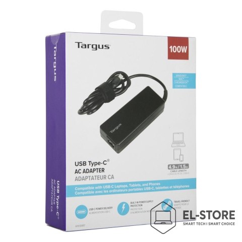 Targus Targus APA108EU adapter zasilający/ inwentor Wewnętrzna 100 W Czarny