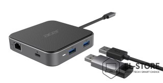 Acer Hub wielofunkcyjny ACER 7in1 USB4 8k Multi Display Hub 1xHDMI/1xDP/2xUSB3.2/USB-C/RJ45/Audi