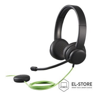 Acer Konferencyjny zestaw słuchawkowy Acer z mikrofonem, USB typu A, Czarny