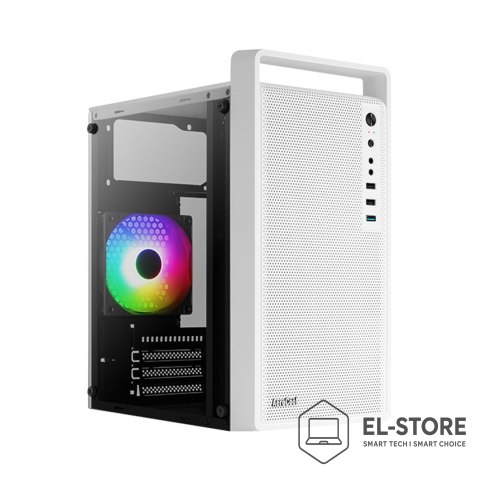 Aerocool Obudowa AEROCOOL PGS CS-109-G-BK-v1 FRGB biała