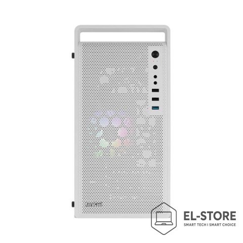 Aerocool Obudowa AEROCOOL PGS CS-109-G-BK-v1 FRGB biała