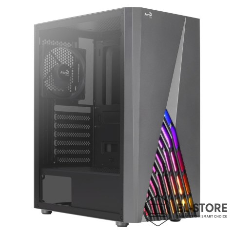 Aerocool Obudowa AEROCOOL PGS DELTA-A-BK-v1 RGB czarna