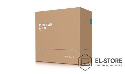DEEPCOOL DeepCool CC360 WH ARGB Mini Tower Biały