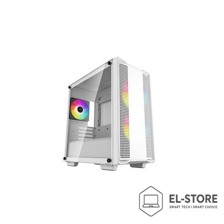 DEEPCOOL DeepCool CC360 WH ARGB Mini Tower Biały