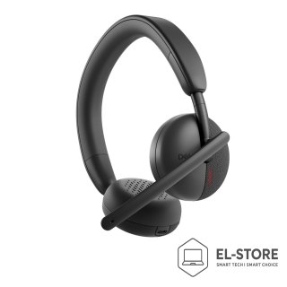 Dell DELL WL3024 Zestaw słuchawkowy Przewodowy i Bezprzewodowy Opaska na głowę Połączenia/muzyka USB Type-C Bluetooth Czarny