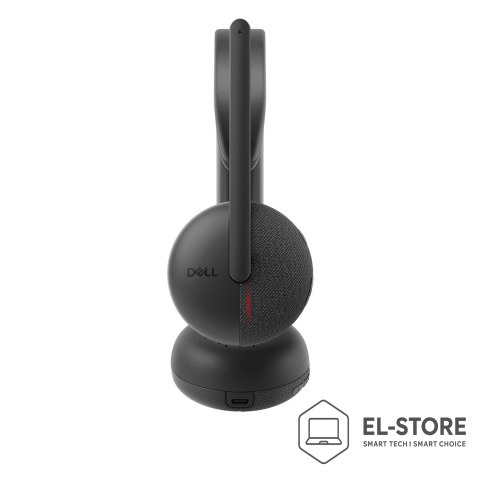 Dell DELL WL3024 Zestaw słuchawkowy Przewodowy i Bezprzewodowy Opaska na głowę Połączenia/muzyka USB Type-C Bluetooth Czarny