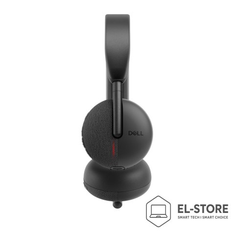 Dell DELL WL3024 Zestaw słuchawkowy Przewodowy i Bezprzewodowy Opaska na głowę Połączenia/muzyka USB Type-C Bluetooth Czarny