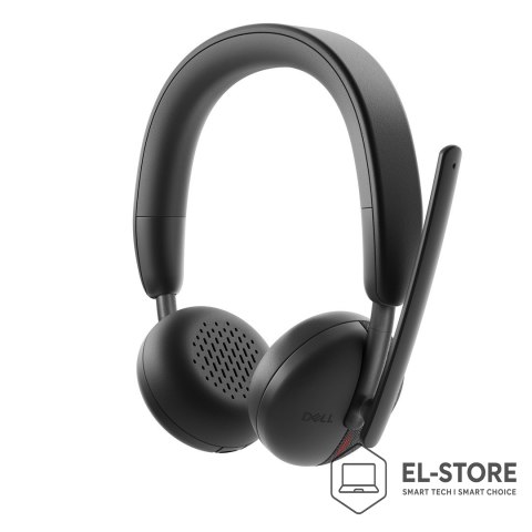 Dell DELL WL3024 Zestaw słuchawkowy Przewodowy i Bezprzewodowy Opaska na głowę Połączenia/muzyka USB Type-C Bluetooth Czarny