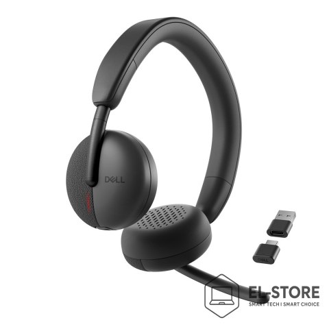 Dell DELL WL3024 Zestaw słuchawkowy Przewodowy i Bezprzewodowy Opaska na głowę Połączenia/muzyka USB Type-C Bluetooth Czarny