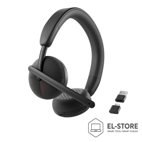 Dell DELL WL3024 Zestaw słuchawkowy Przewodowy i Bezprzewodowy Opaska na głowę Połączenia/muzyka USB Type-C Bluetooth Czarny