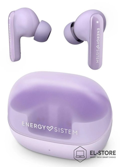 Energy Sistem Słuchawki bezprzewodowe Energy Sistem True Wireless Earphones Serenity ANC z mikrofonem, Bluetooth, kolor lawendowy, ANC