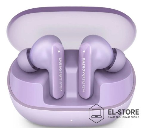 Energy Sistem Słuchawki bezprzewodowe Energy Sistem True Wireless Earphones Serenity ANC z mikrofonem, Bluetooth, kolor lawendowy, ANC