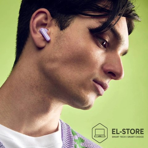 Energy Sistem Słuchawki bezprzewodowe Energy Sistem True Wireless Earphones Serenity ANC z mikrofonem, Bluetooth, kolor lawendowy, ANC