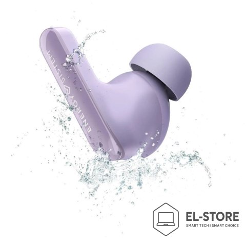 Energy Sistem Słuchawki bezprzewodowe Energy Sistem True Wireless Earphones Serenity ANC z mikrofonem, Bluetooth, kolor lawendowy, ANC