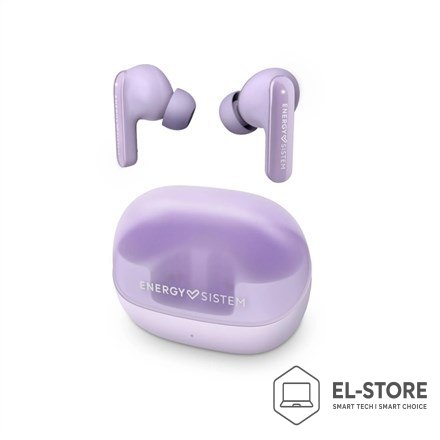 Energy Sistem Słuchawki bezprzewodowe Energy Sistem True Wireless Earphones Serenity ANC z mikrofonem, Bluetooth, kolor lawendowy, ANC