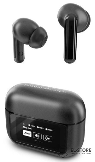 Energy Sistem Słuchawki dokanałowe Energy Sistem True Wireless Earphones Icon Series z mikrofonem, Bluetooth, Graphite, ANC
