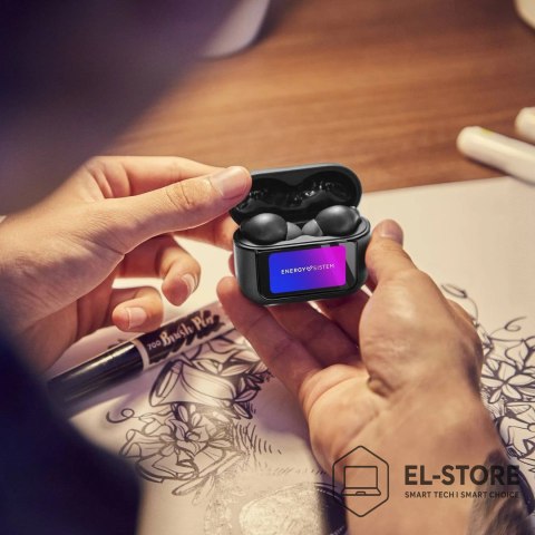 Energy Sistem Słuchawki dokanałowe Energy Sistem True Wireless Earphones Icon Series z mikrofonem, Bluetooth, Graphite, ANC