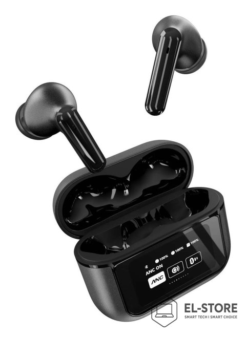 Energy Sistem Słuchawki dokanałowe Energy Sistem True Wireless Earphones Icon Series z mikrofonem, Bluetooth, Graphite, ANC