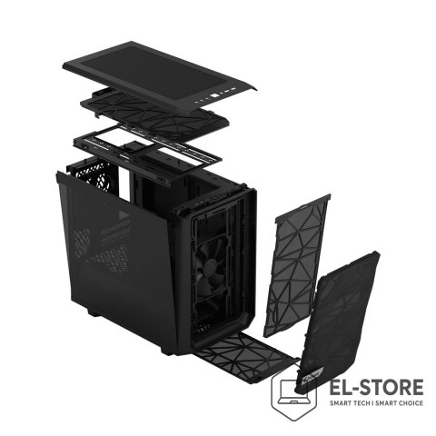 FRACTAL DESIGN Fractal Design Meshify 2 Nano Czarny
