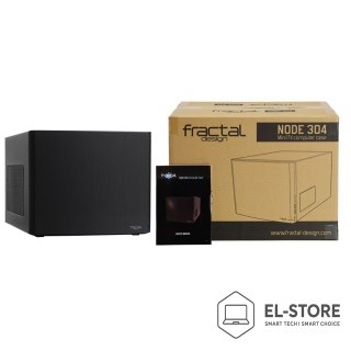 FRACTAL DESIGN Obudowa FRACTAL DESIGN NODE 304 - ITX - USB3.0 - CZARNA