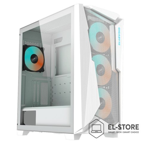 Gigabyte Gigabyte case C301 SZKŁO BIAŁE, ATX, Mid Tower, białe
