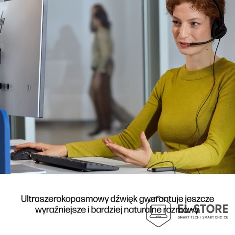 Hewlett-Packard Słuchawki przewodowe HP Poly Mission 415 Monaural USB Wired Headset Classic