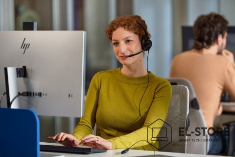 Hewlett-Packard Słuchawki przewodowe HP Poly Mission 415 Monaural USB Wired Headset Classic