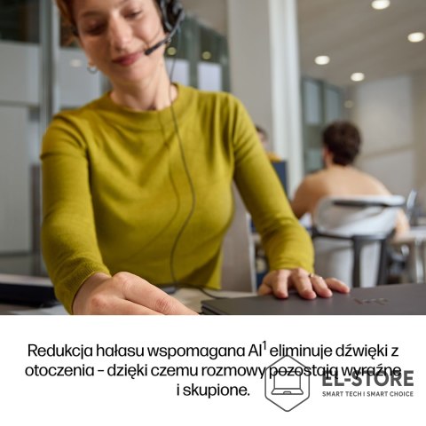 Hewlett-Packard Słuchawki przewodowe HP Poly Mission 415 Monaural USB Wired Headset