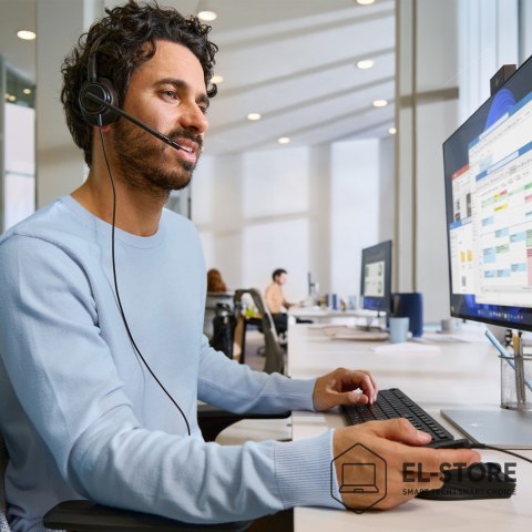 Hewlett-Packard Słuchawki przewodowe HP Poly Mission 425 Stereo USB Wired Headset Classic