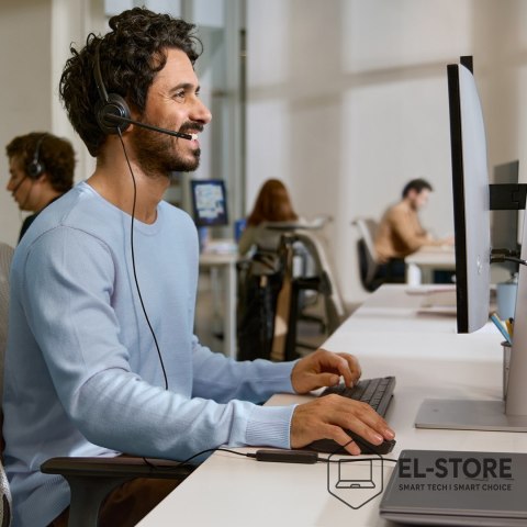 Hewlett-Packard Słuchawki przewodowe HP Poly Mission 425 Stereo USB Wired Headset Classic