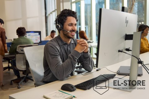 Hewlett-Packard Słuchawki przewodowe HP Poly Mission 615 Monaural USB Wired Headset